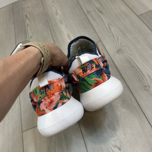 NikeiD Custom Roshe Colorful Floral Print Sneakers Men's 13 897154 Lace Up - Picture 4 of 8